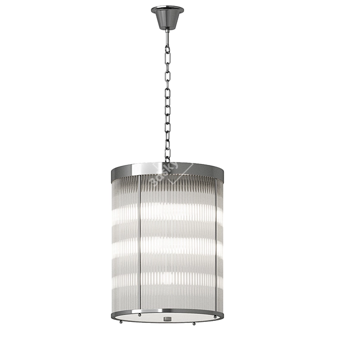 Elegant Charleston Pendant Light 3D model image 1