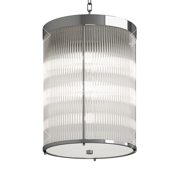 Elegant Charleston Pendant Light 3D model image 4