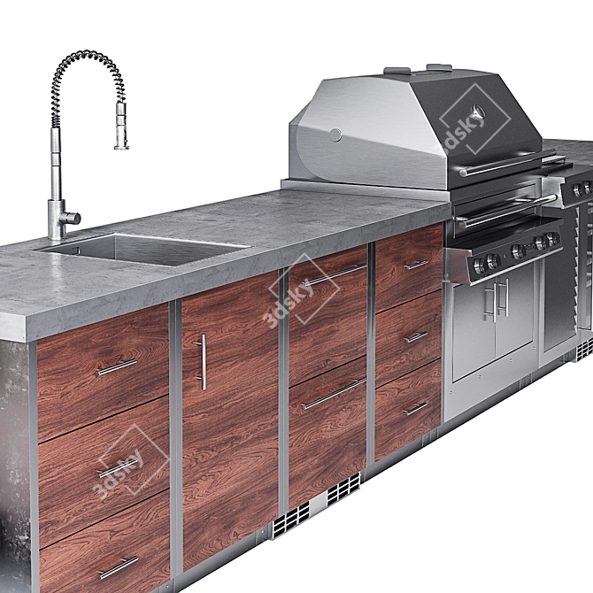 Kalamazoo Ultimate Outdoor Kitchen 3D model image 3