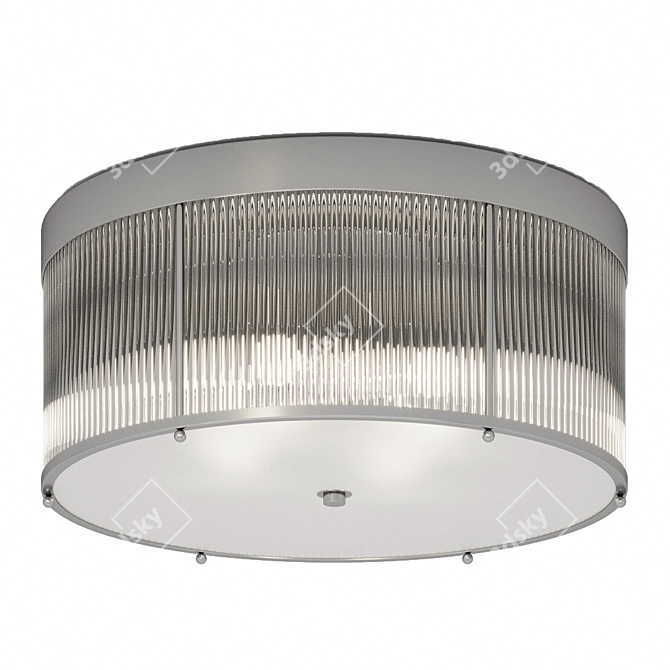 Elegant Charleston Ceiling Light 3D model image 1