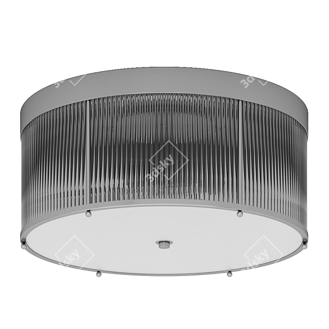 Elegant Charleston Ceiling Light 3D model image 3