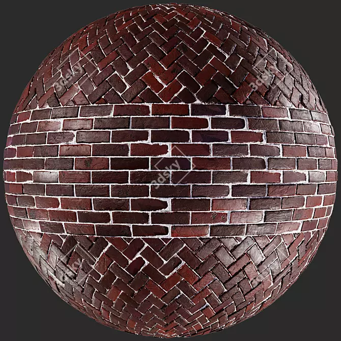 Realistic PBR Brick Materials Set 3D model image 6