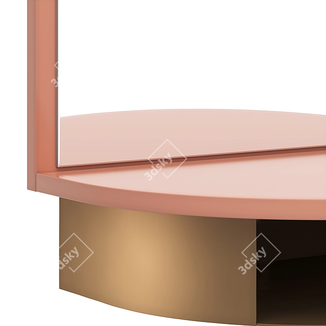 Modern Dolce Dressing Table 3D model image 3