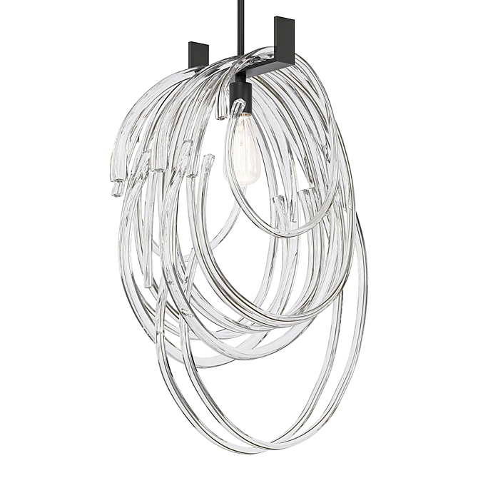 Elegant Pendant Lighting Fixture 3D model image 1