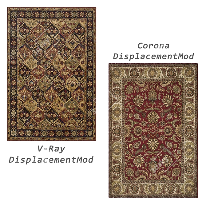 3D Carpets Set Render Collection 3D model image 4