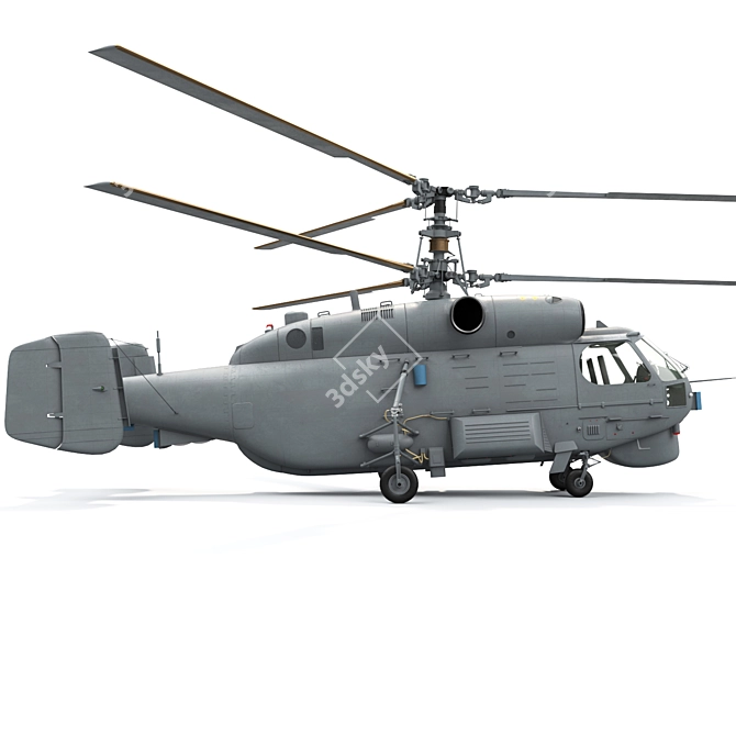 Soviet Ka-27 Helicopter Model 3D model image 2