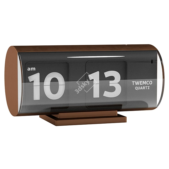 Twemco QT-30T Analog ClockModel UV Unwrapped 3D model image 1