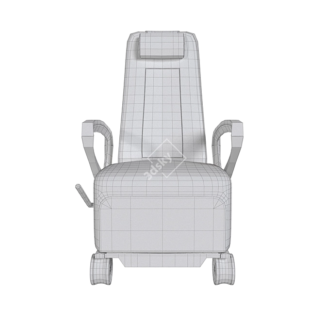 Quadro Recliner: Stylish, Comfortable, Modern 3D model image 3