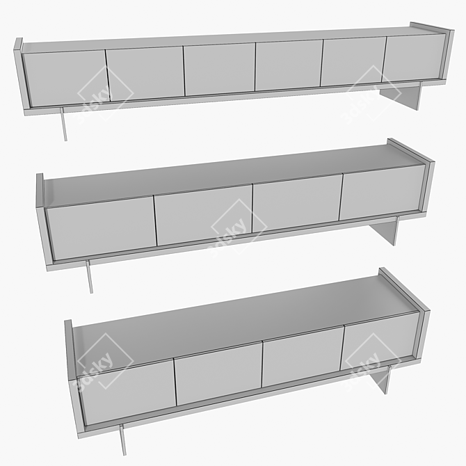 Modular Buffet Set by Reflex 3D model image 4