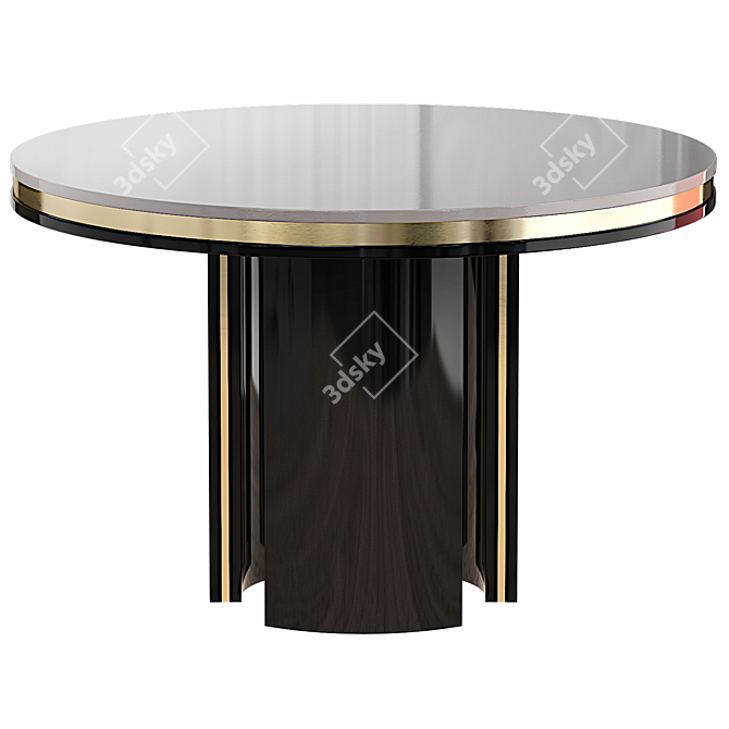 Elegant DAFNE Dining Table 3D model image 1