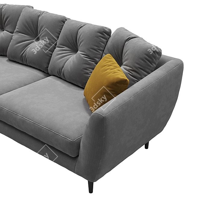 Contemporary Comfort: Flake Sofa 3D model image 3