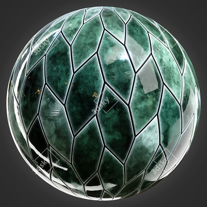 PBR Tile Materials Pack 3D model image 6