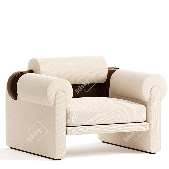 Mid-Century Comfort Charm 3D model image 1