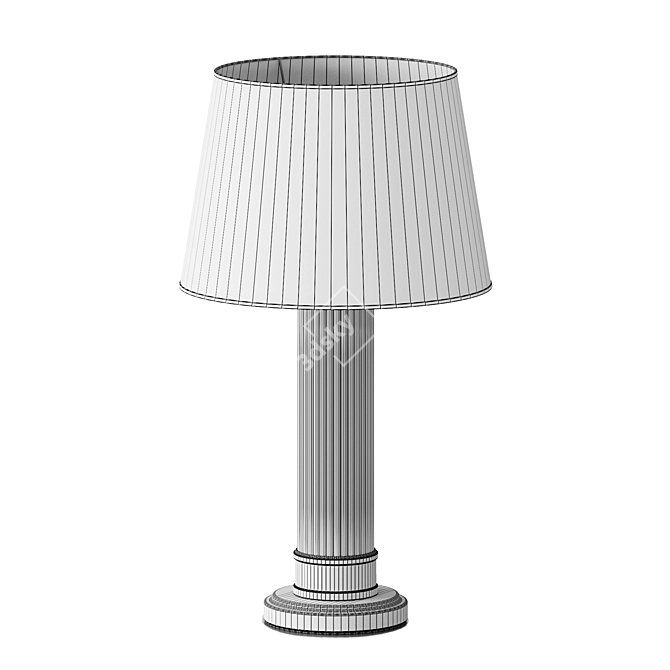 Charleston Table Lamp Collection 3D model image 6