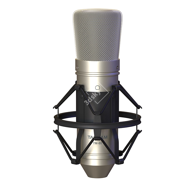 Tascam TM-80 Studio Condenser Microphone 3D model image 2