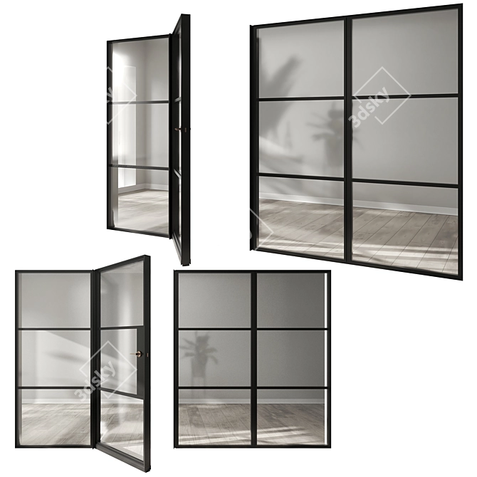 Smartsystems Hinged Doors - Vray & Corona Compatible 3D model image 2