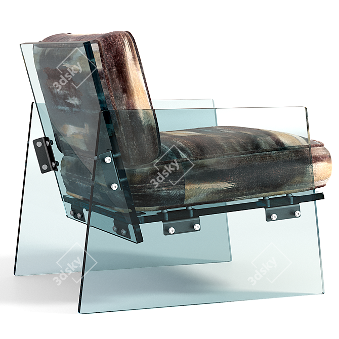 Minimalist Modern Reflect Chair 3D model image 2