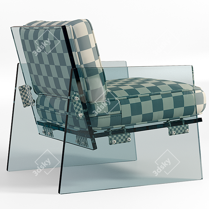 Minimalist Modern Reflect Chair 3D model image 3