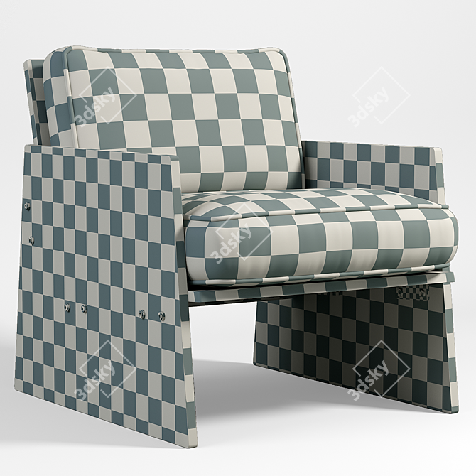 Minimalist Modern Reflect Chair 3D model image 4