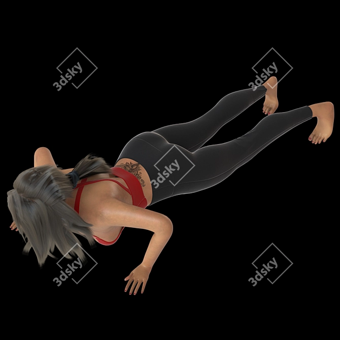 Fitness Model for Gym Display 3D model image 2