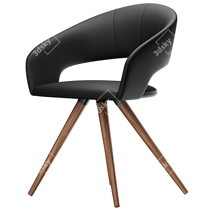 Stylish ICARUS Chair, Modern Design 3D model image 1