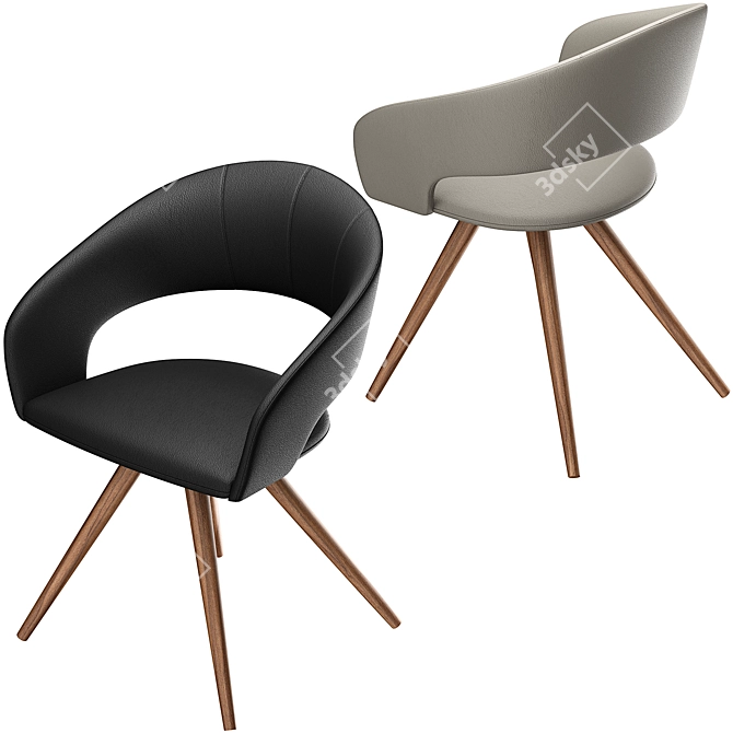 Stylish ICARUS Chair, Modern Design 3D model image 4