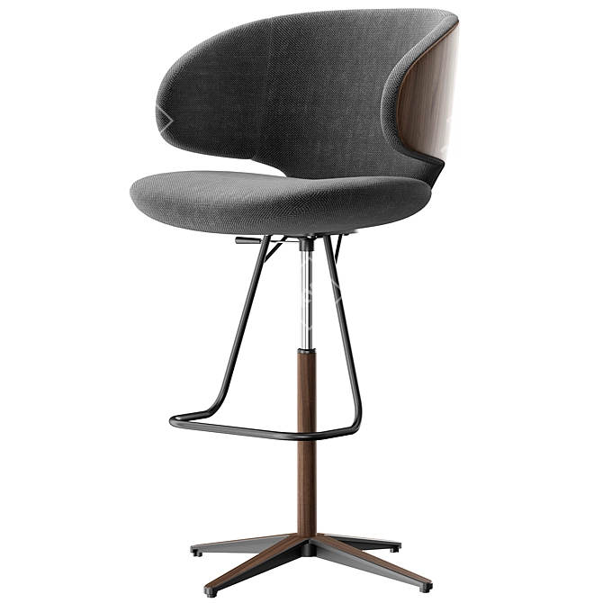 Modern Bar Stool | 3D Render 3D model image 1