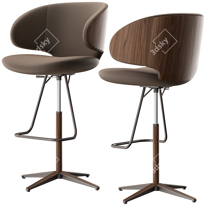 Modern Bar Stool | 3D Render 3D model image 3