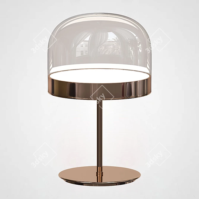  Rose Gold NOTEN TAB Lamp 3D model image 2