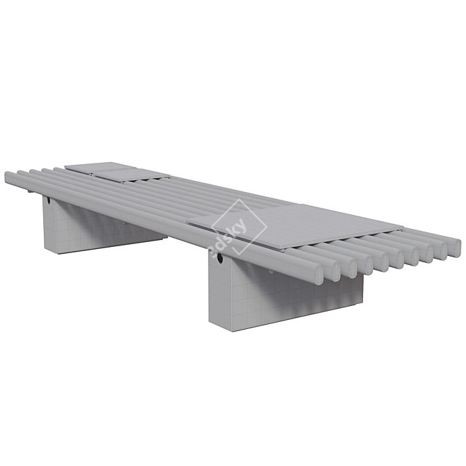 Sleek Panarea Coffee Table 3D model image 3