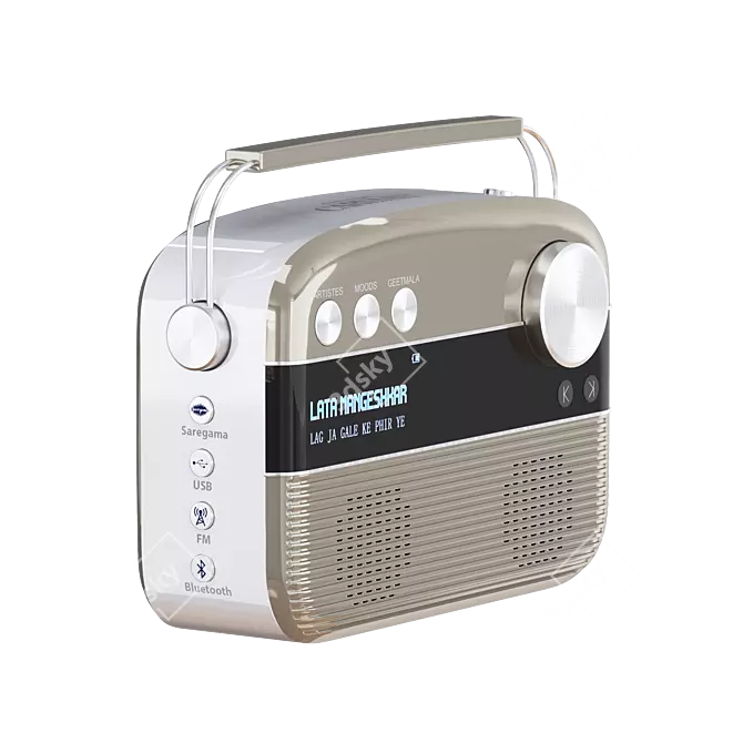 Saregama Carvaan: Retro Music Bliss 3D model image 2