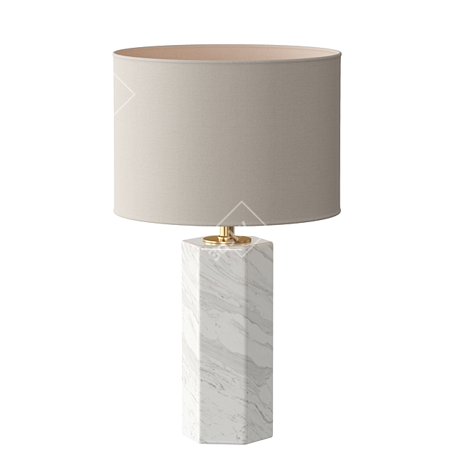 Elegant Nalani Table Lamp 3D model image 1