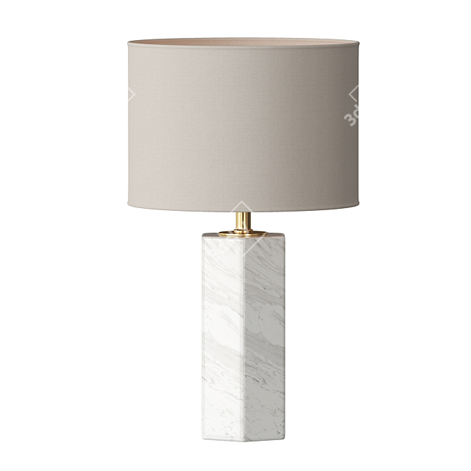 Elegant Nalani Table Lamp 3D model image 2