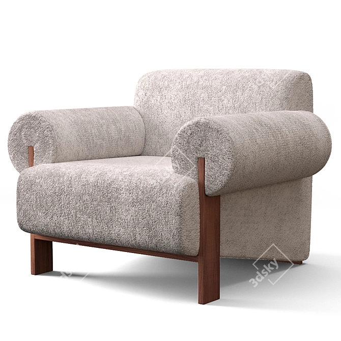 Paloma Chair Contemporary Furniture 3D model image 2