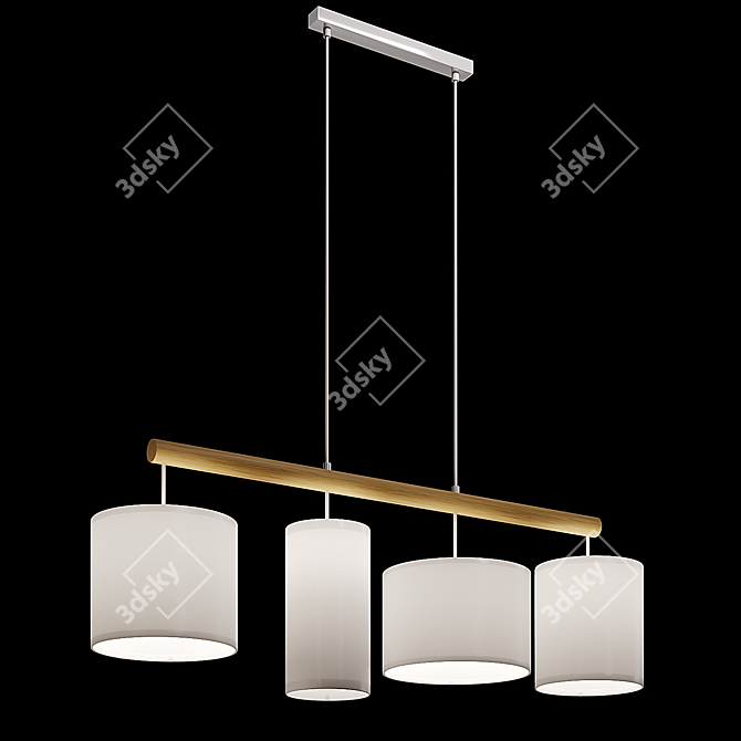 TK Lighting Deva Pendant Light 3D model image 2