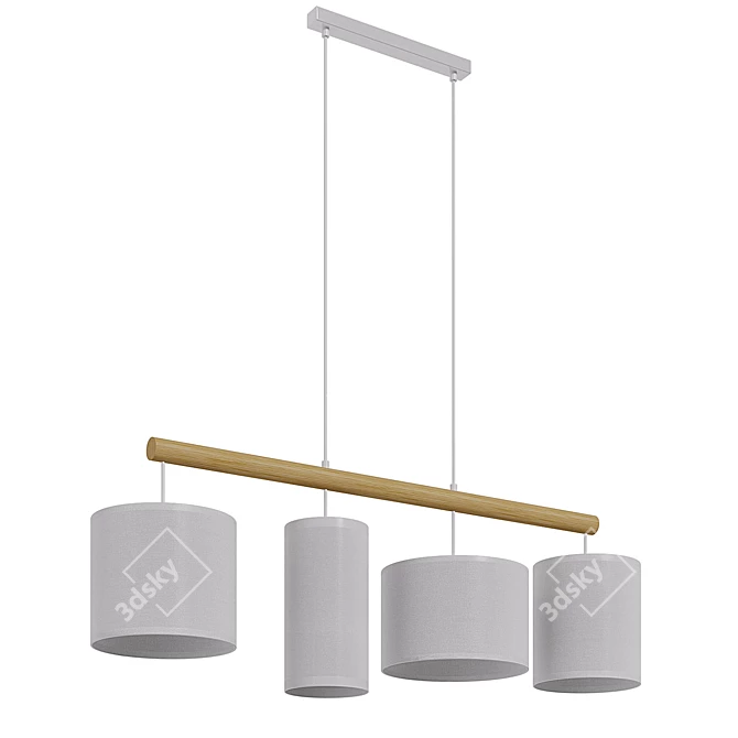 TK Lighting Deva Pendant Light 3D model image 4