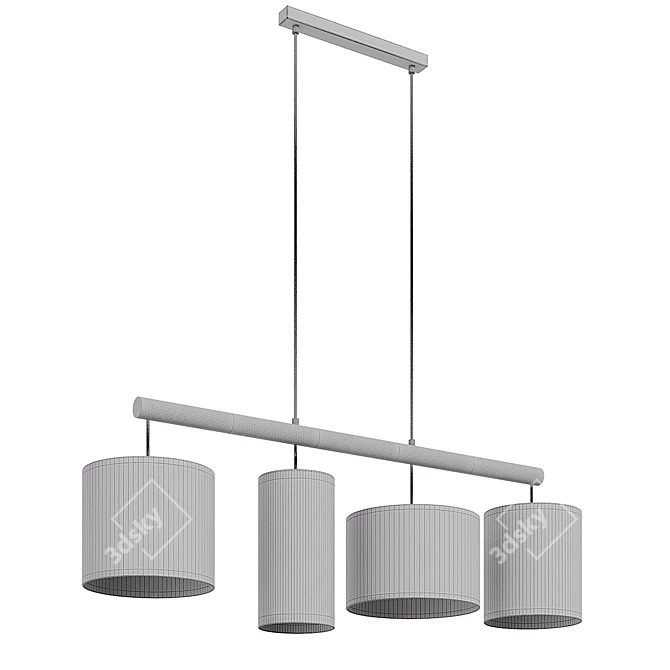 TK Lighting Deva Pendant Light 3D model image 5