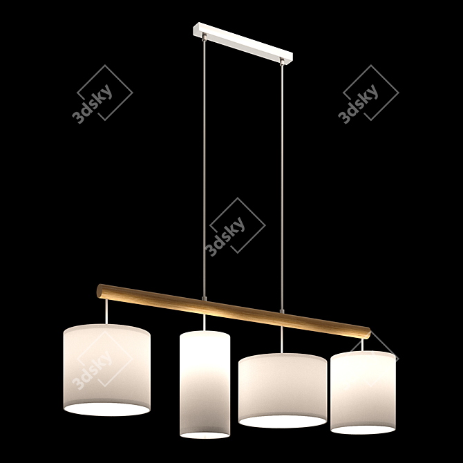 TK Lighting Deva Pendant Light 3D model image 7