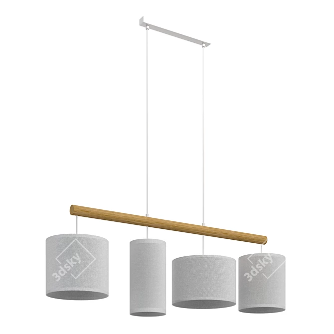 TK Lighting Deva Pendant Light 3D model image 9