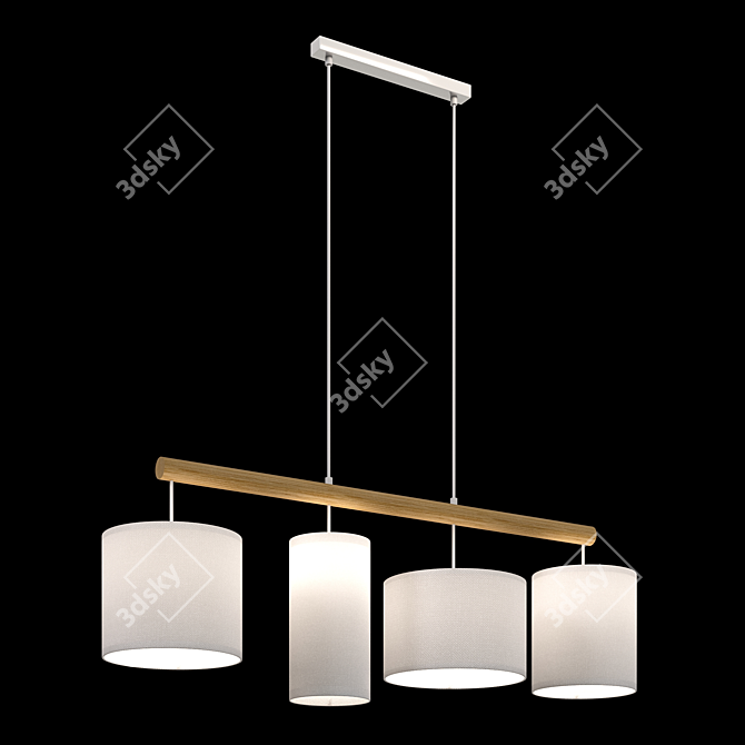 TK Lighting Deva Pendant Light 3D model image 13