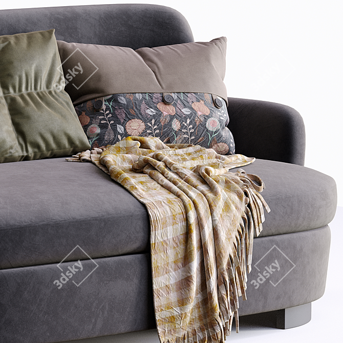 Elegant Jacques MINOTTI Sofa 3D model image 3