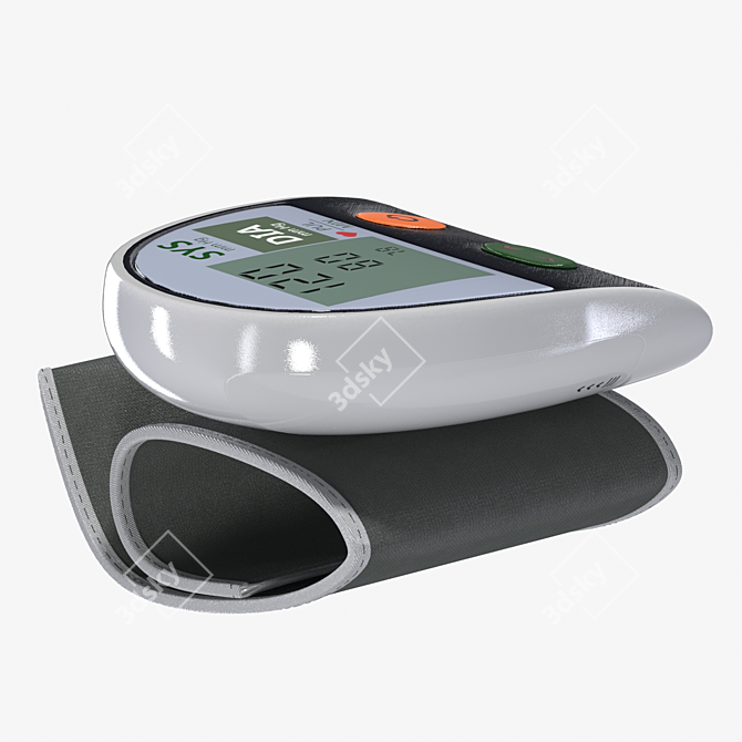 Wrist Digital BP Monitor, Healthcare 3D model image 6