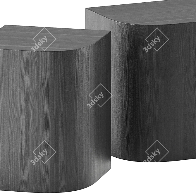 Modern MINOTTI JAMES Coffee Tables 3D model image 2