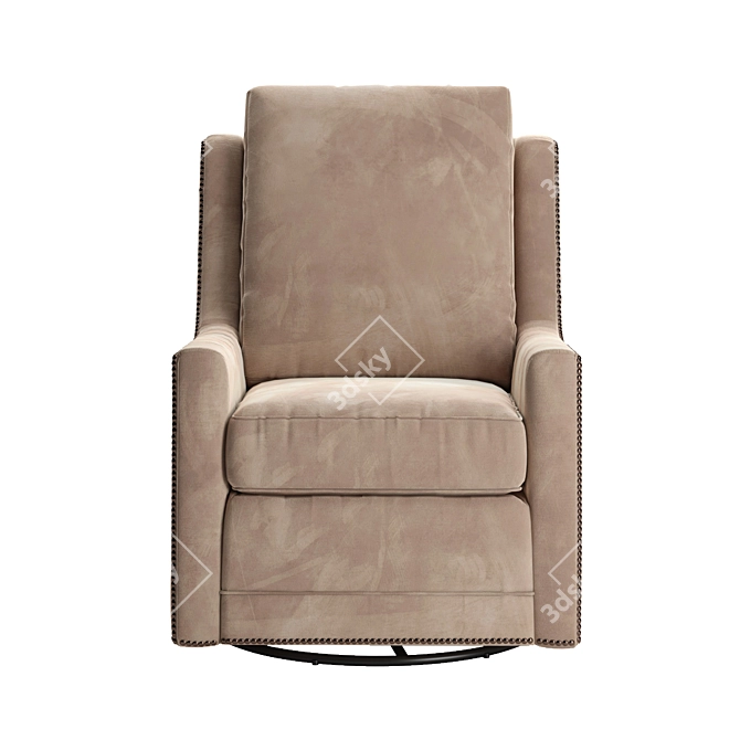 Elevate Your Space With Smith Brothers Swivel Chair 3D model image 4