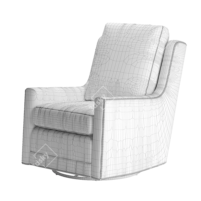 Elevate Your Space With Smith Brothers Swivel Chair 3D model image 5