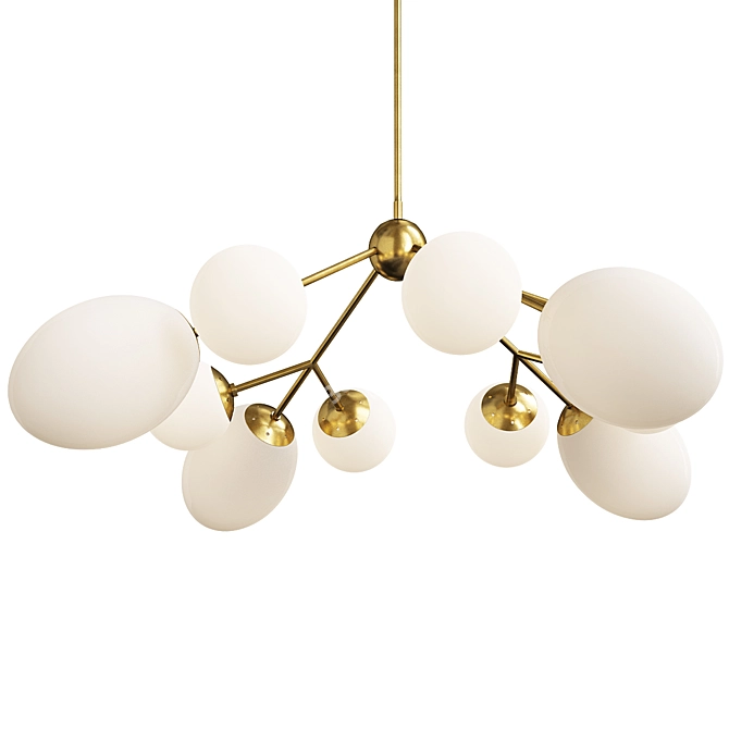 Elegant Arteriors Panella Chandelier 3D model image 1