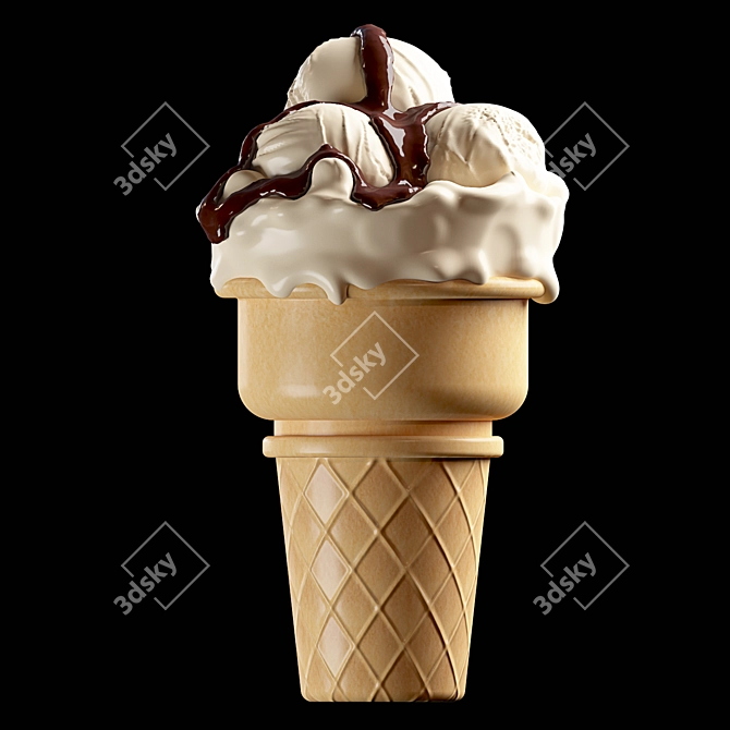 Frozen Treat 3D Model Toy 3D model image 6