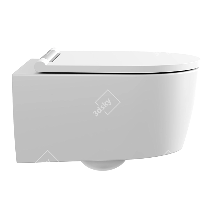 Geberit ONE Wall Toilet, KeraTect 3D model image 2