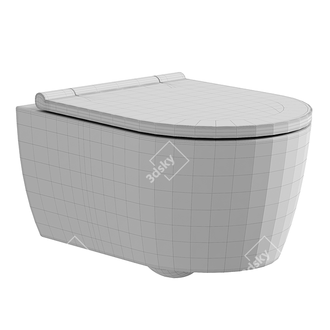 Geberit ONE Wall Toilet, KeraTect 3D model image 4