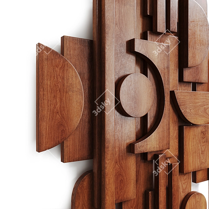 Wooden Panel Tilde Grynnerup 3D model image 3